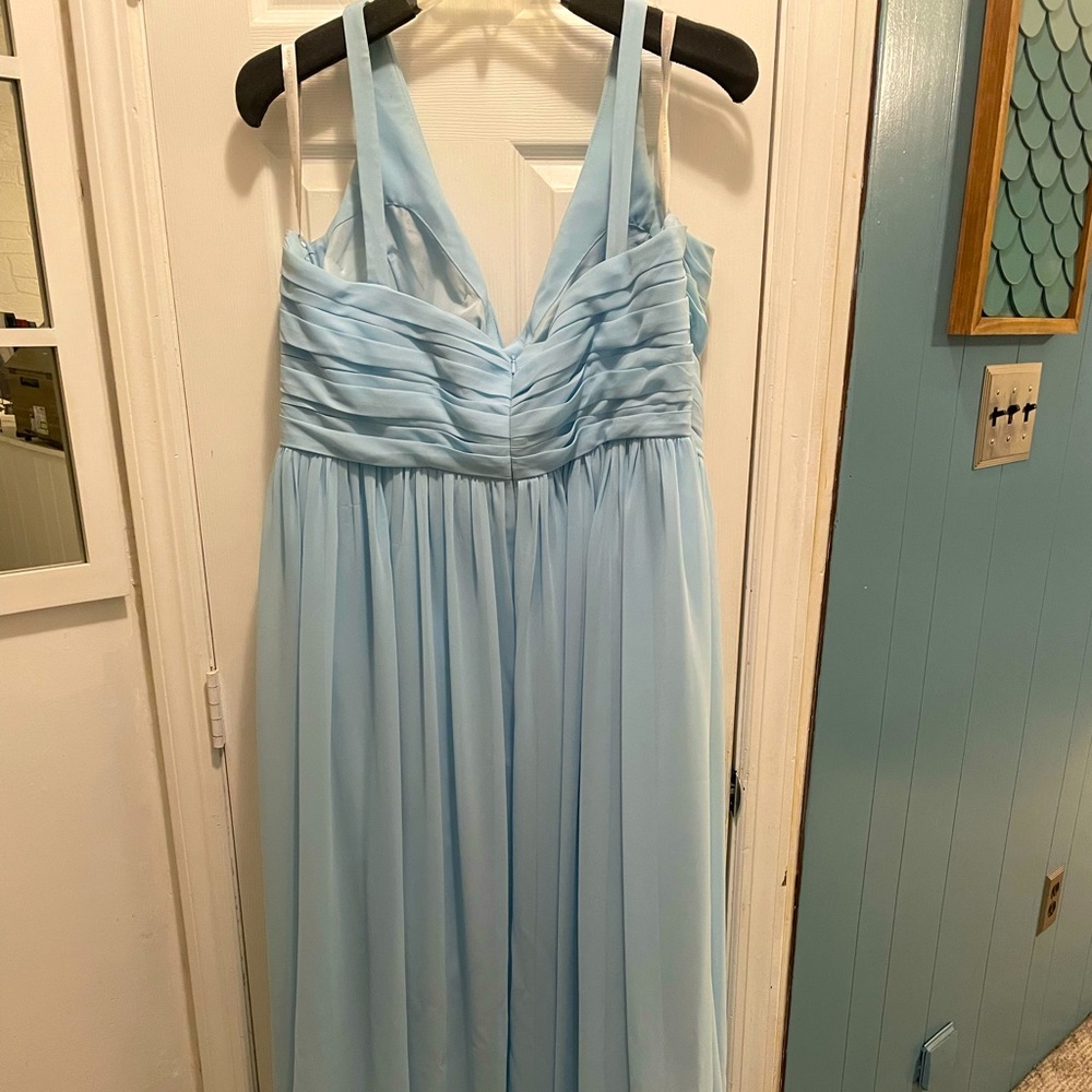 Bill Levkoff Capri Chiffon Sleeveless A-line Dress Size 28 - Picture 2 of 6
